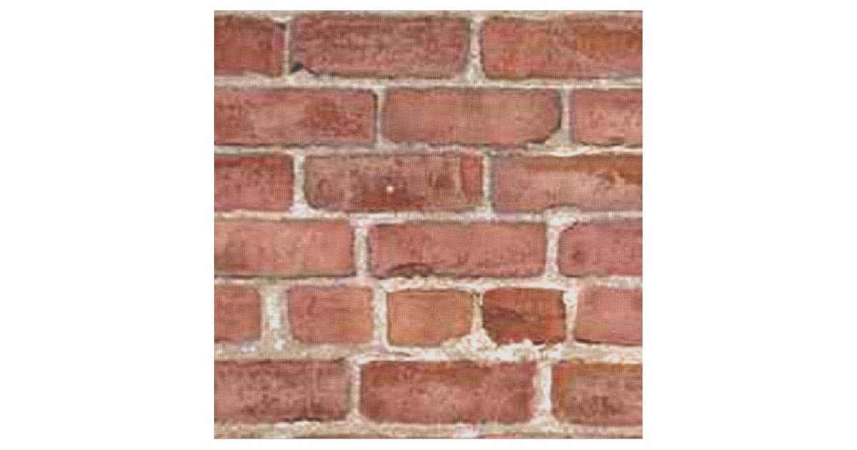 Brick Wall Fabric Zazzle