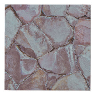 Brick wall faux canvas print