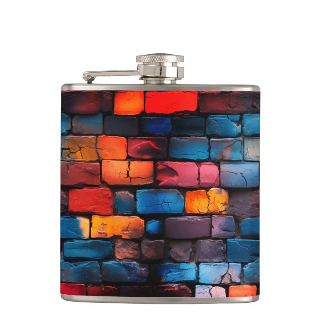 Brick Wall Flask (Front)
