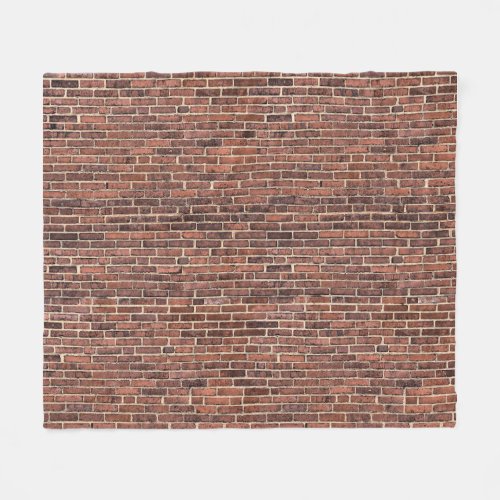 Brick Wall Fleece Blanket