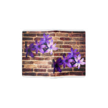 Brick Wall Flowers Passport Holder.