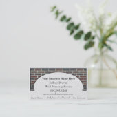 Brick Wall Framed Business Cards (Standing Front)