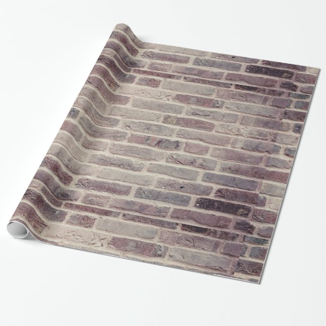 Brick Wall Gift Wrap (Unrolled)