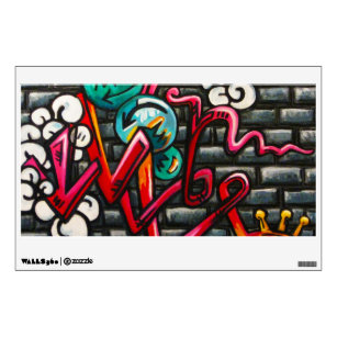 CUSTOM GRAFFITI  NAME TRANSFER BRICK WALL STICKER ART MURAL DECAL WSDPGN108 