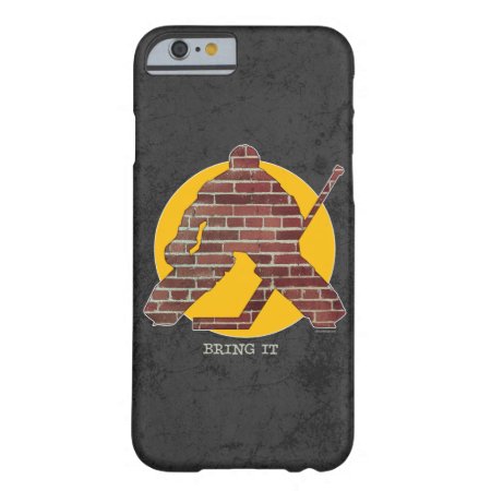 Brick Wall Hockey Goalie Barely There Iphone 6 Case