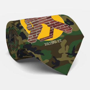 Brick Wall Hockey Goalie Tie