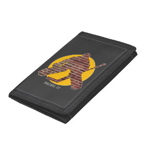 Brick Wall Hockey Goalie Tri-fold Wallet