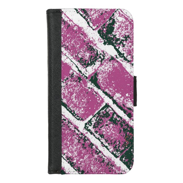 BRICK WALL iPhone WALLET CASE (Front)