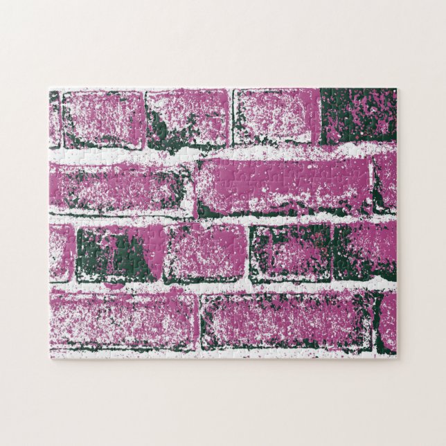 BRICK WALL JIGSAW PUZZLE (Horizontal)