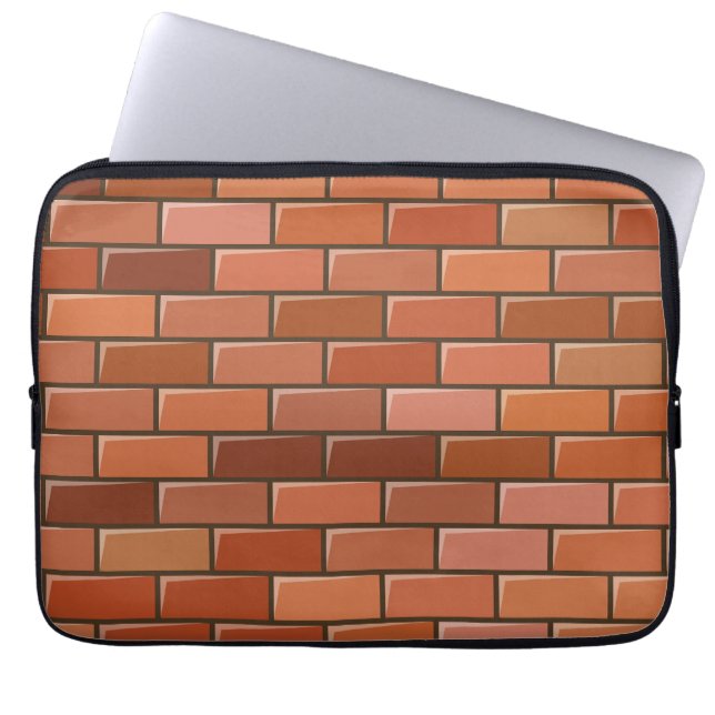 brick wall laptop sleeve (Front)
