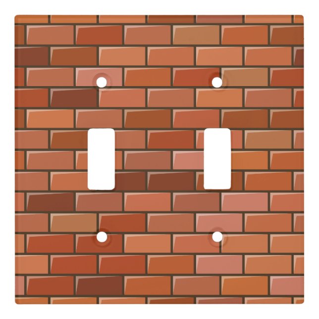 brick wall light switch cover (Front)