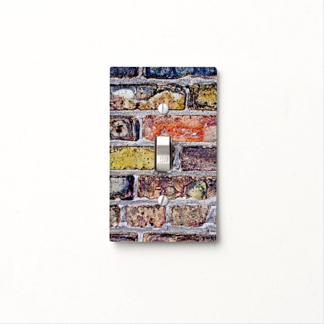 Brick Wall Light Switch Cover (In Situ)