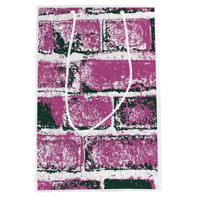 BRICK WALL MEDIUM GIFT BAG (Front)