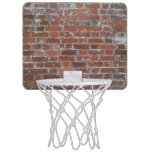 Brick Wall Mini Basketball Hoop at Zazzle