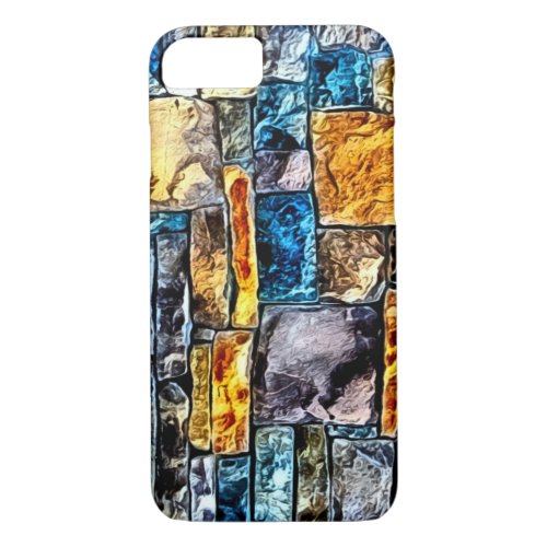 Brick Wall Mosaic iPhone 87 Case