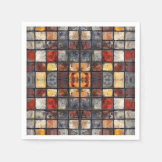 Brick wall Mosaic Napkins