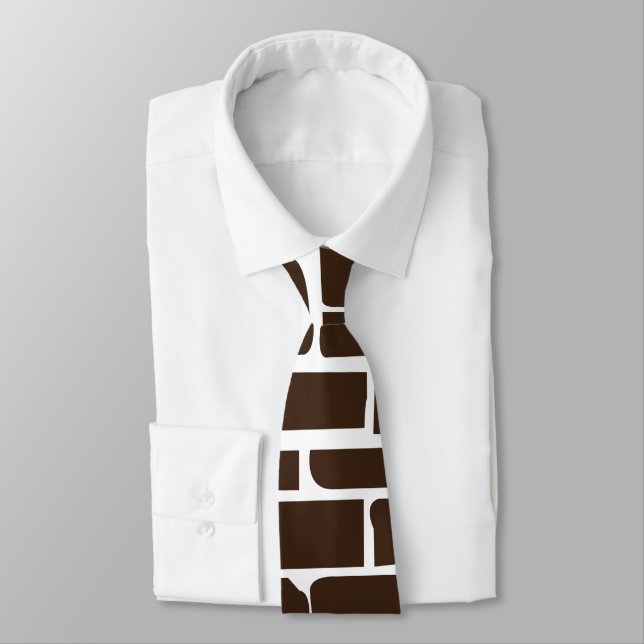 Brick Wall    Neck Tie (Tied)