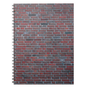 Brick wall notebook