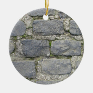 Brick Wall ornament, customize Ceramic Ornament