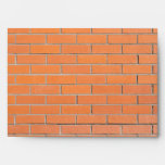 Brick wall pattern envelope