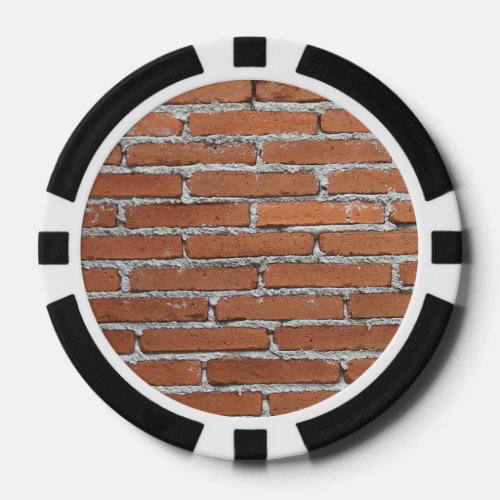 Brick Wall Pattern Poker Chips