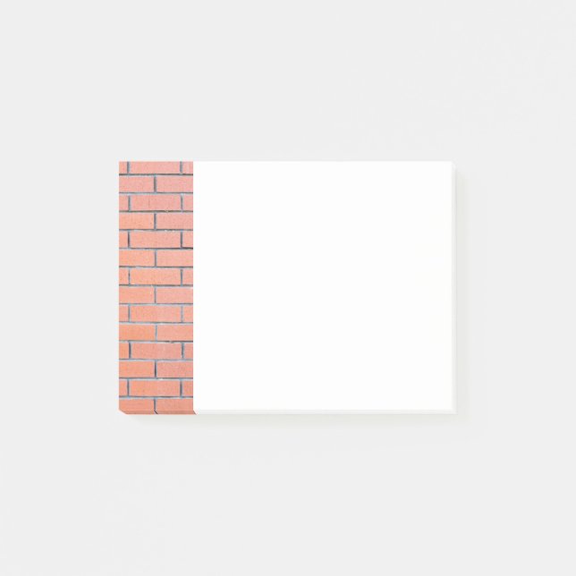 Brick wall pattern post-it notes (Front)