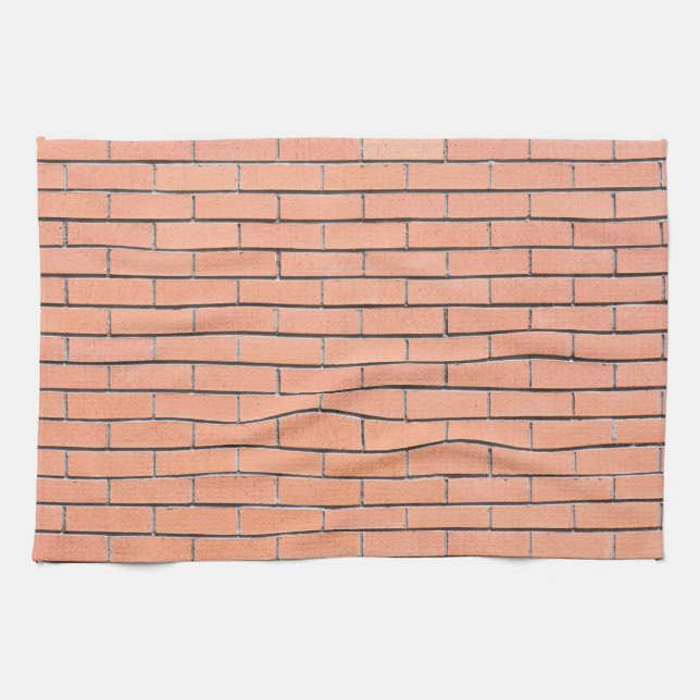 Brick wall pattern towel (Horizontal)