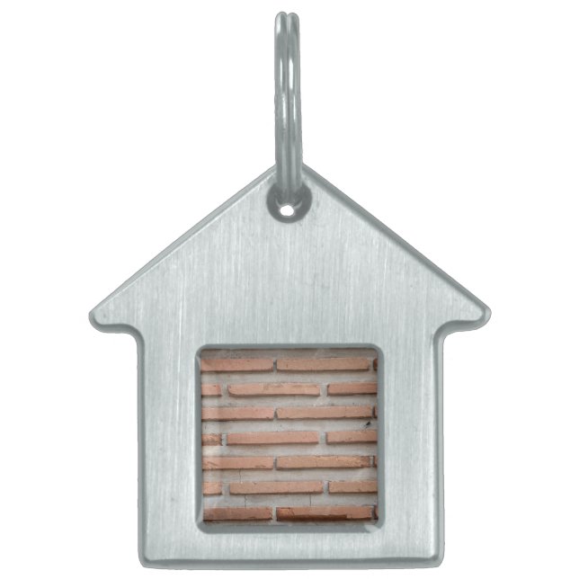 Brick wall pet ID tag (Front)