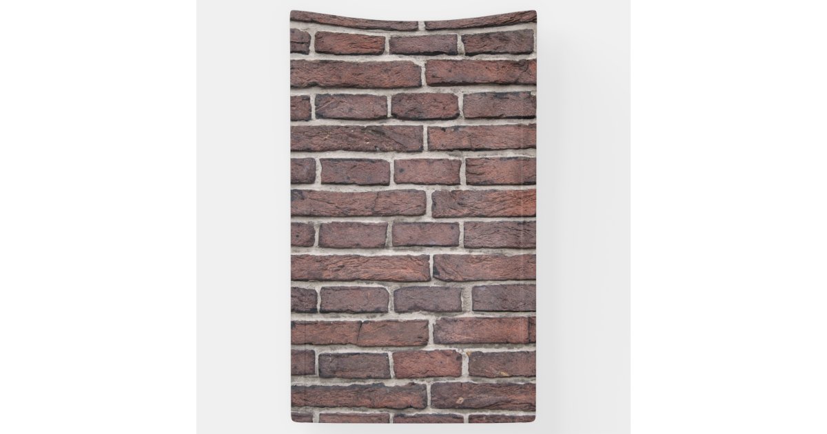 Brick wall photo backdrop banner | Zazzle