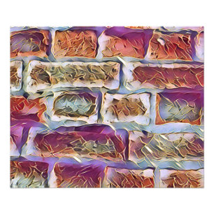 BRICK WALL PHOTO PRINT