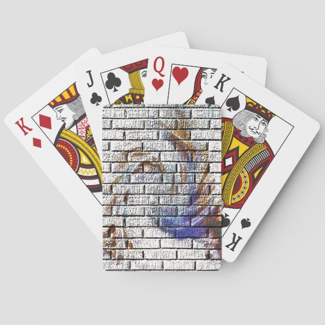 BRICK WALL  POKER CARDS (Back)