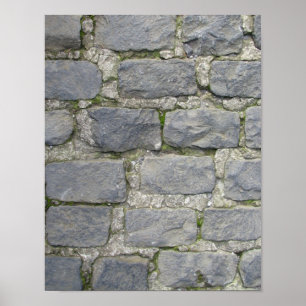 Brick Wall poster, customize Poster