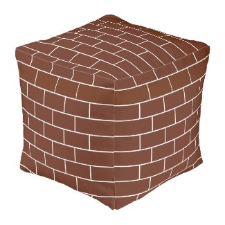 Brick Wall  Pouf