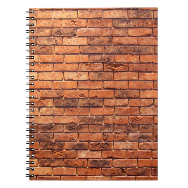 Brick wall red structure masonry notebook (Front)