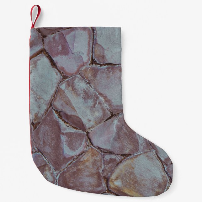 Brick wall small christmas stocking (Front)