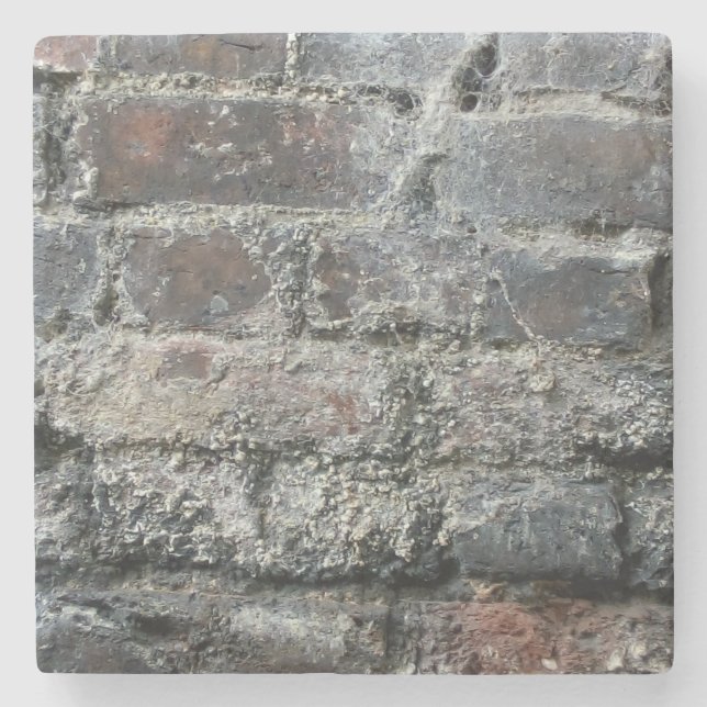 Brick Wall Stone Coaster (Front)