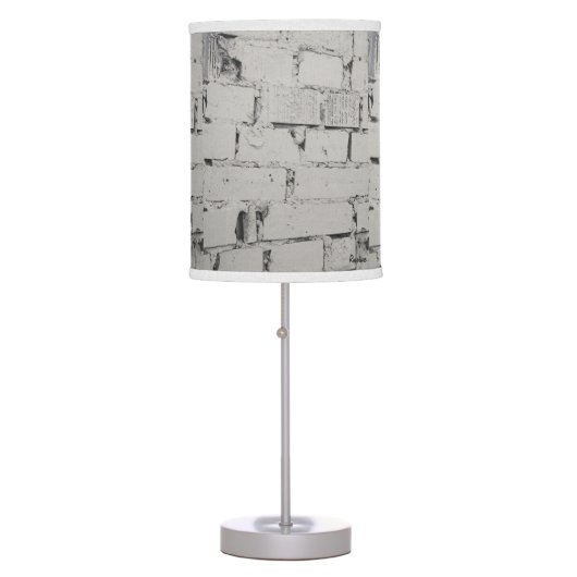 Brick Wall Table Lamp (Front)