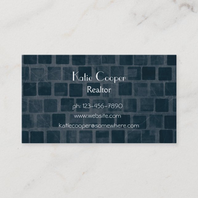 Brick Wall Texture Business Card (Front)