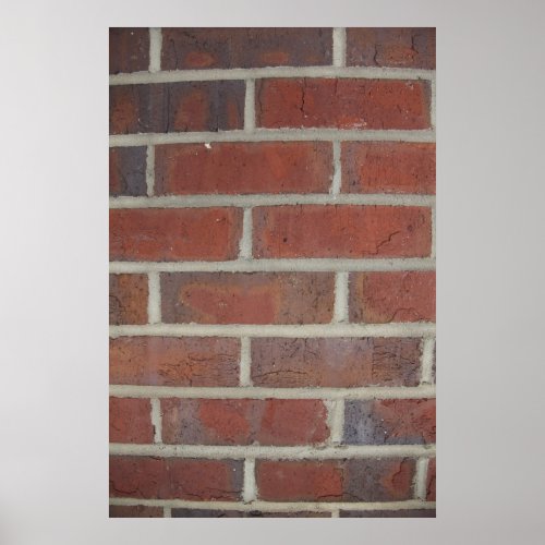 brick wall texture print