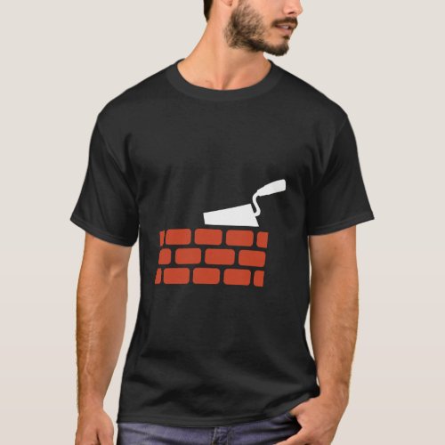 Brick Wall Trowel T_Shirt