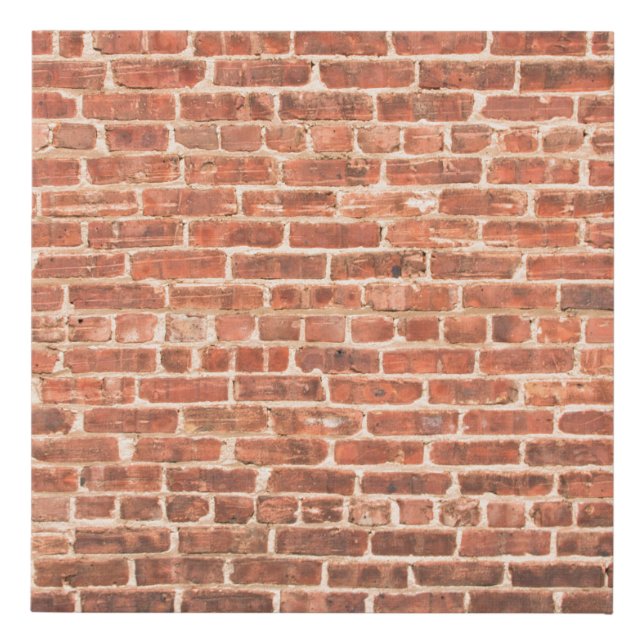 Brick Wall with Dark Gradient at Bottombrick,wall, Faux Canvas Print (Front)