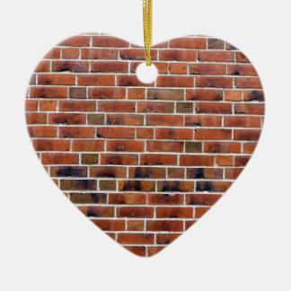 Brick wall with joints ceramic ornament