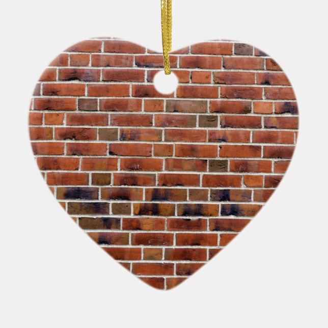 Brick wall with joints ceramic ornament (Front)