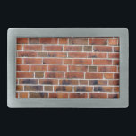 Brick wall with joints rectangular belt buckle<br><div class="desc">Brick wall with joints</div>