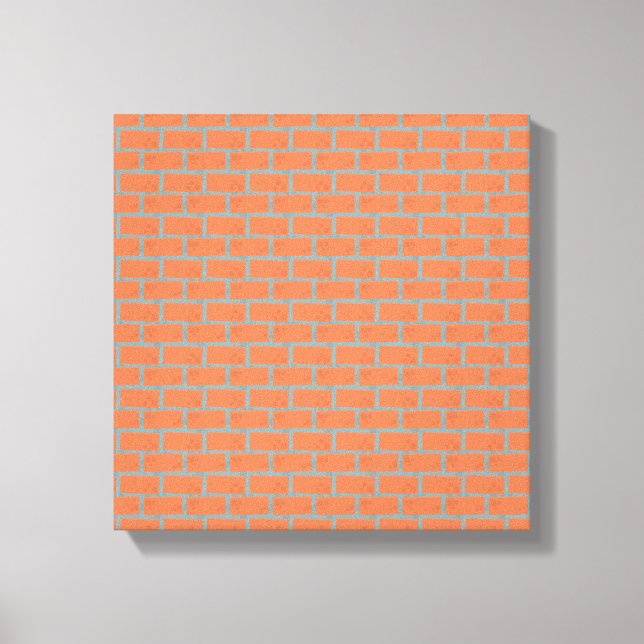 Brick Wall Wrapped Canvas 12" x 12", 1.5", Single Print (Front)