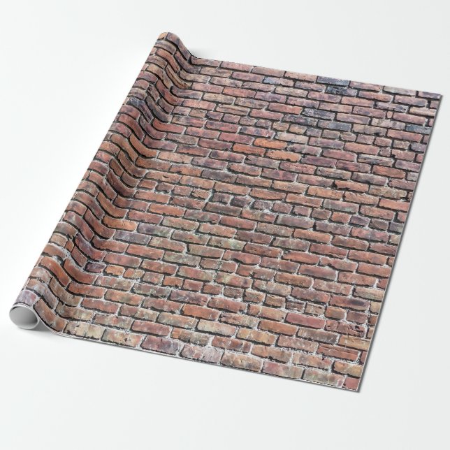 Brick Wall  Wrapping Paper (Unrolled)