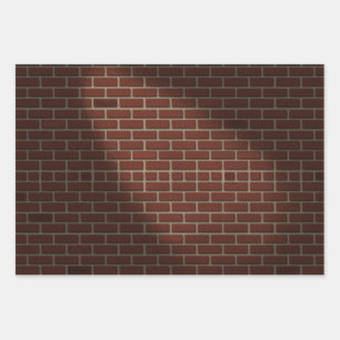 BRICK WALL WRAPPING PAPER SHEETS