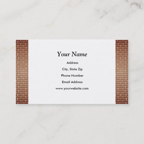 Brick Walls Business Cards