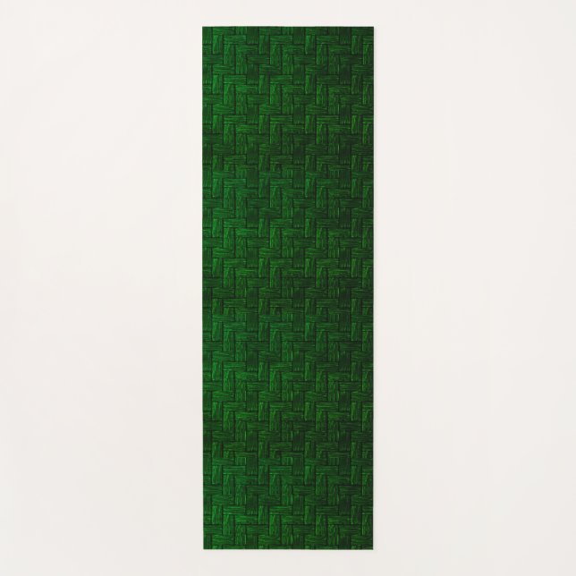 Bricked Green Yoga Mat (Front)