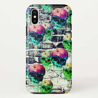 bricked out apple skulls iPhone x case
